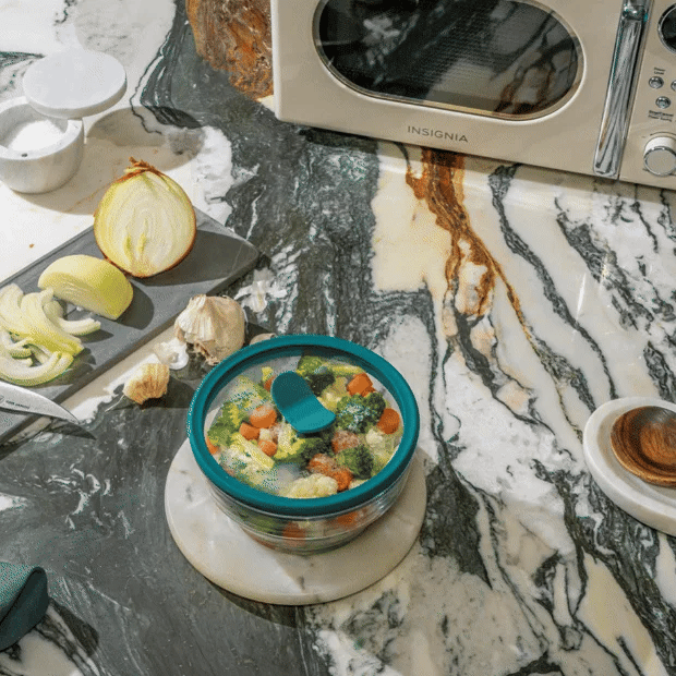 12-Piece Glass Round Dish Set